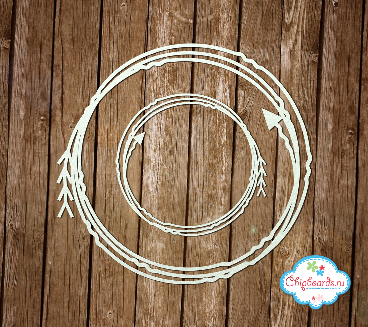 Чипборд Chipboards "Рамка "Стрела""