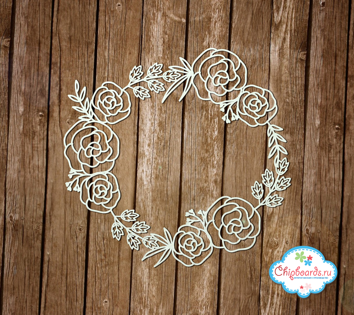 Чипборд Chipboards "Рамка "Розочки""