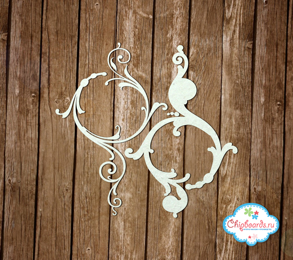 Чипборд Chipboards "Завитки-рамки"