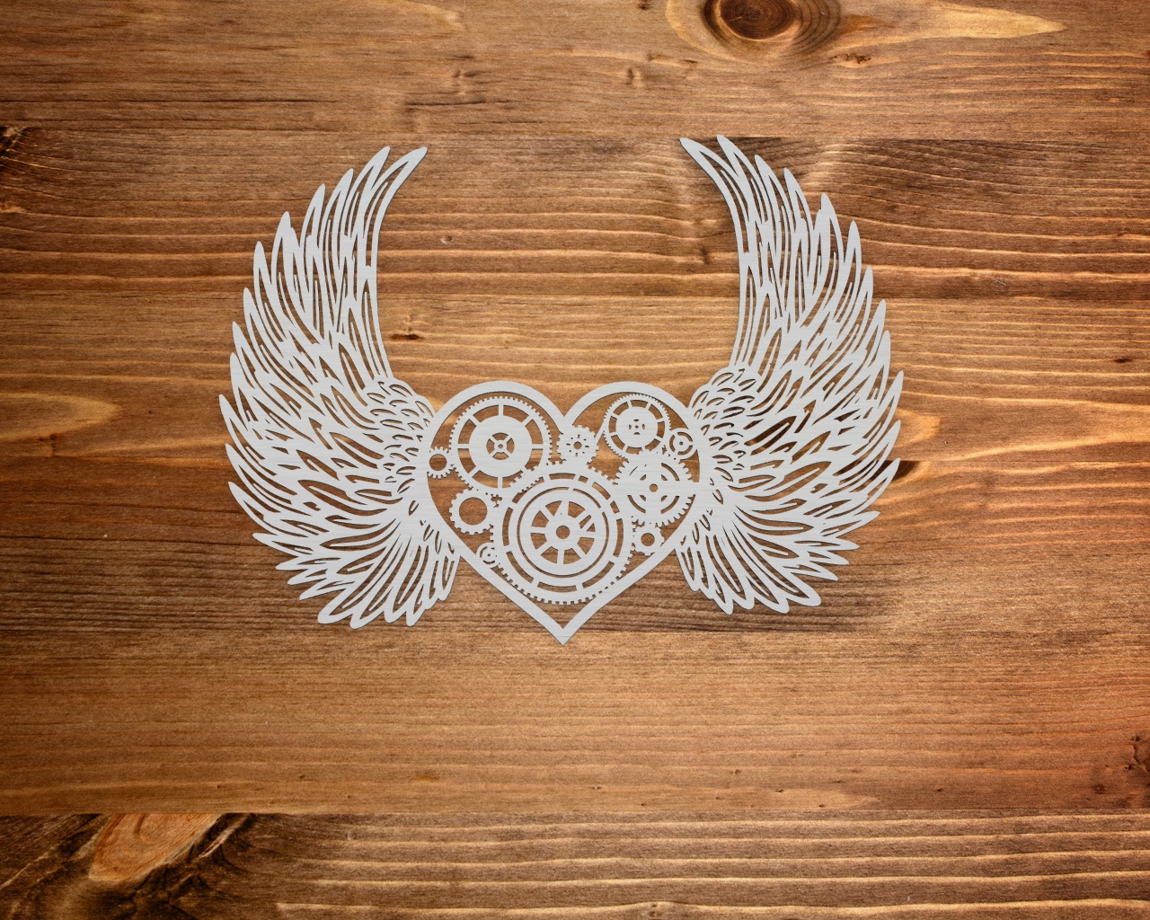 Чипборд Chipboards "Стимпанк. Крылатое сердце"