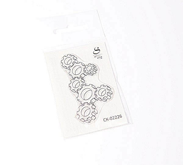 Штамп Stylish Stamps "Зубчатая передача мал 02226"