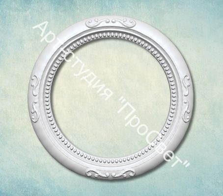 Молд Просвет "Круглая рамка" малая"
