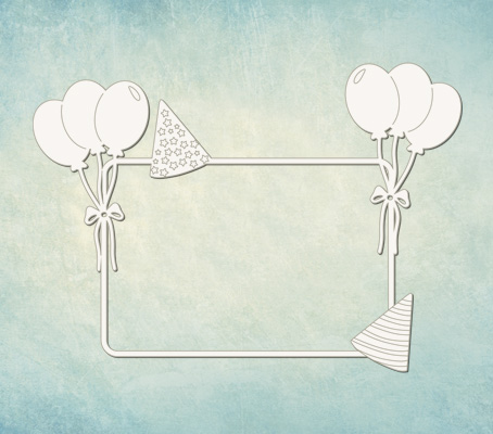 Чипборд ПроСвет "Рамка"С праздником!""