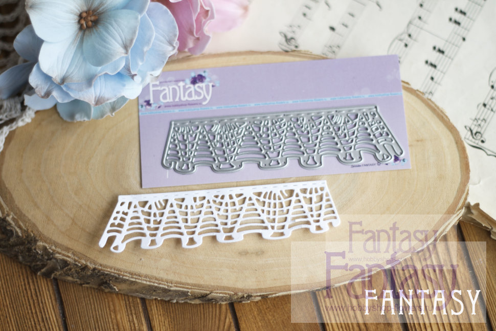 Нож для вырубки Fantasy "Кружево "Складочки -складки"