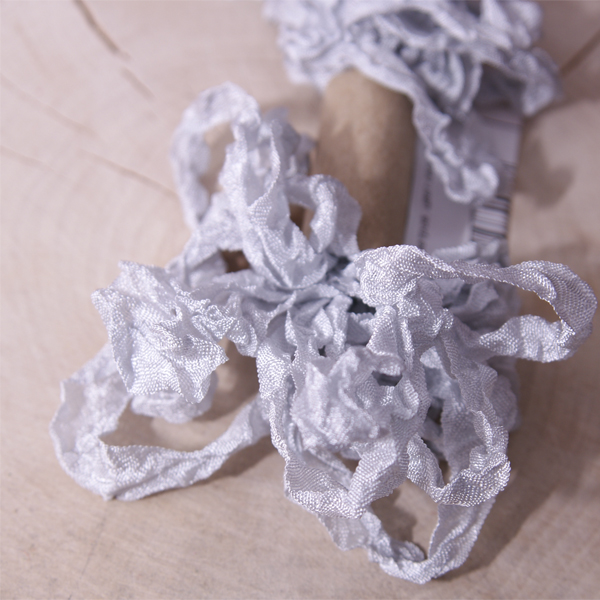 Шебби лента 5 метров, цвет серо-голубой