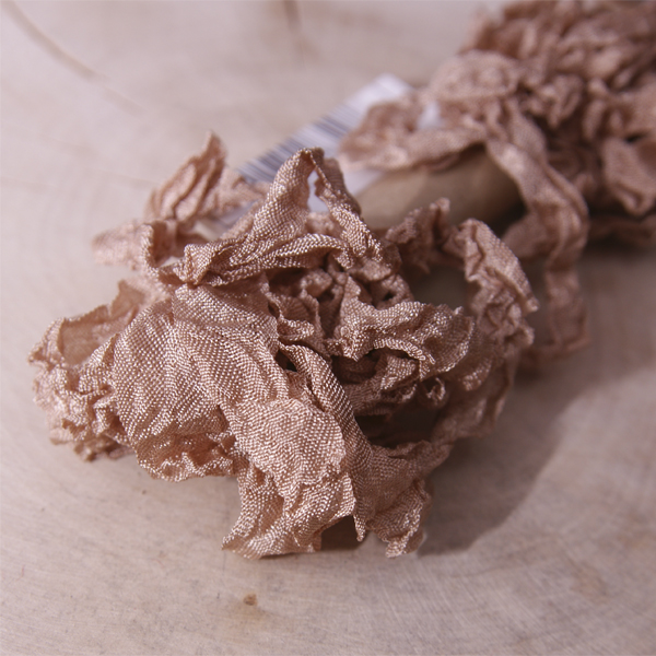 Шебби лента 5 метров, цвет светло-коричневый