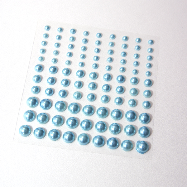 Половинки бусин MrPainter, цвет бирюзовый