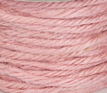 Бечёвка джутовая , цвет розовый