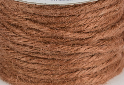 Бечёвка джутовая , цвет молочный шоколад