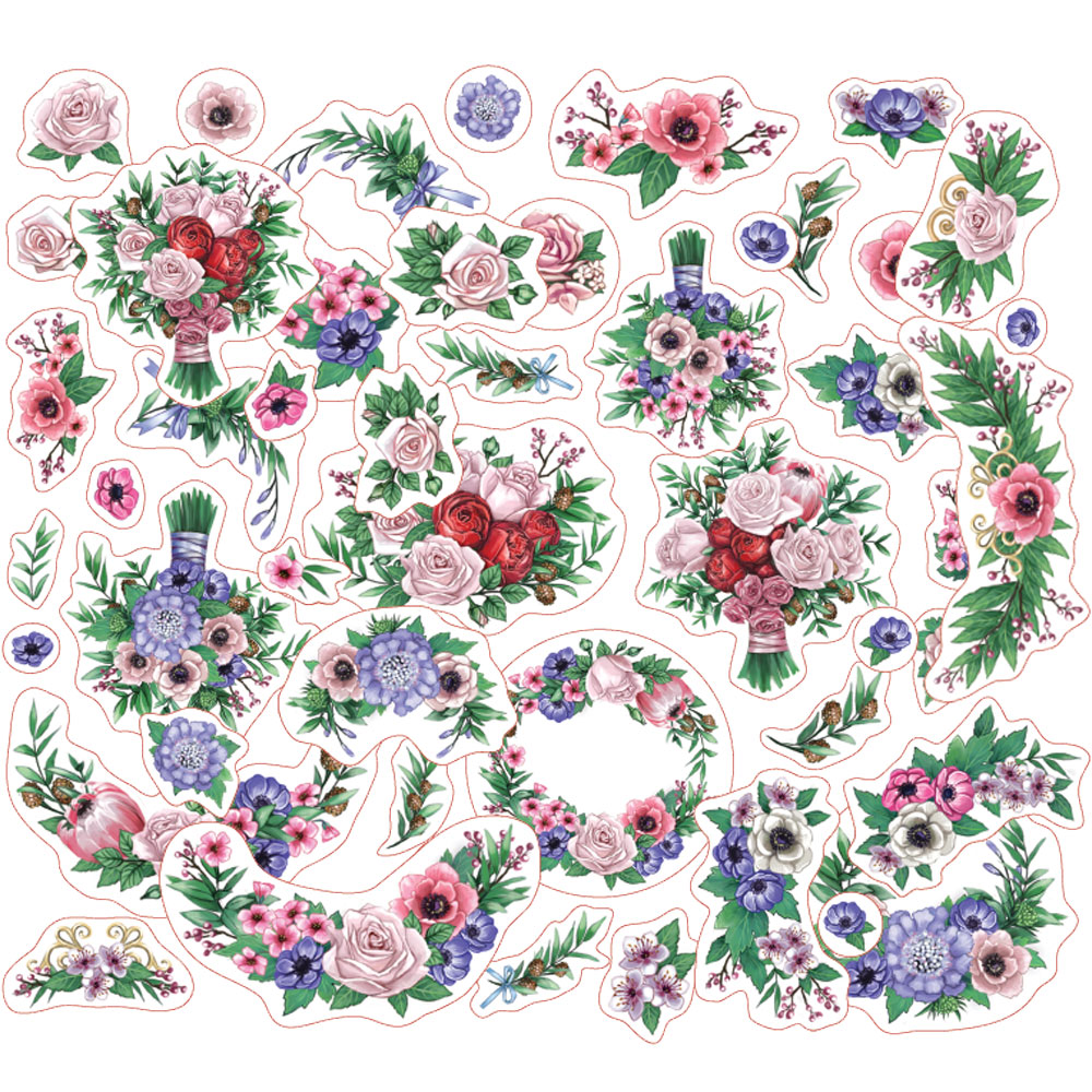 Набор картонной вырубки MrPainter "Девичьи сны"