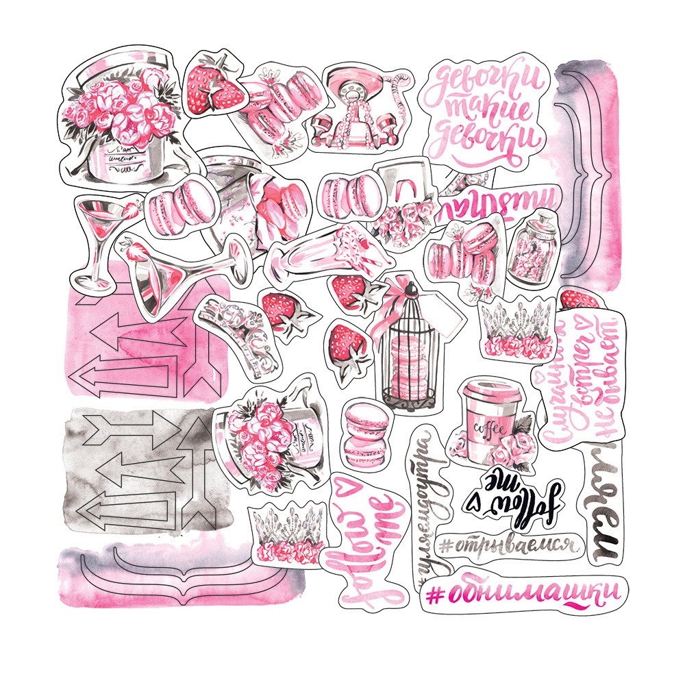 Набор картонной вырубки MrPainter "Моёмоё"