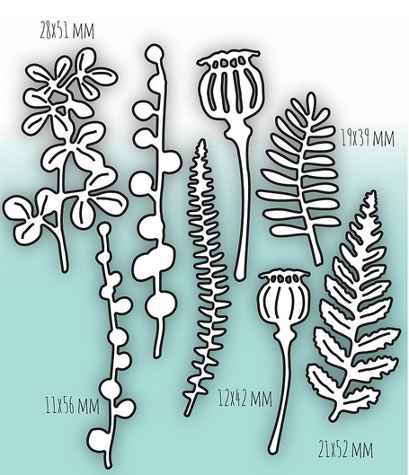 Ножи для вырубки mimi cut "Гербарий II"