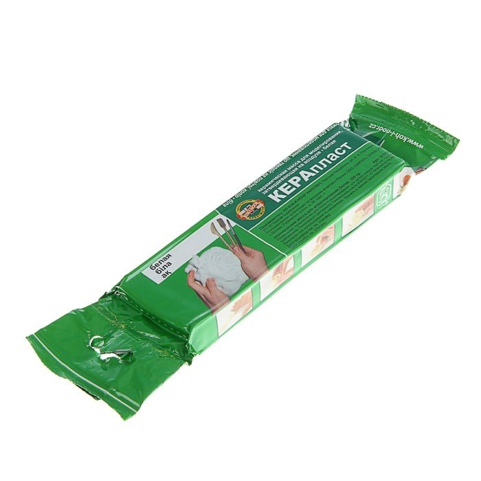 Глина самозатвердевающая белая 300г Koh-I-Noor