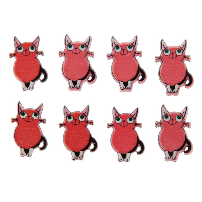 Декор пластиковый "Котейка" (667)