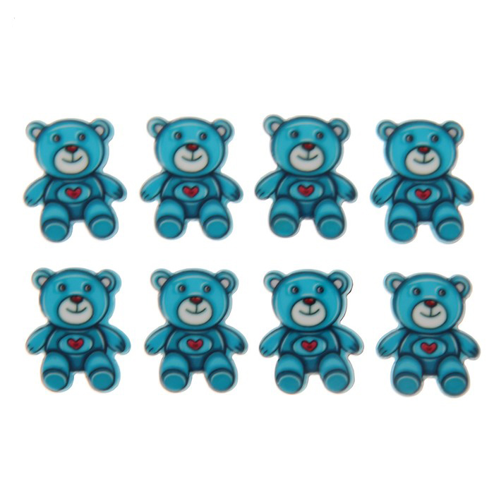 Декор пластиковый "Медвежонок с сердечком"