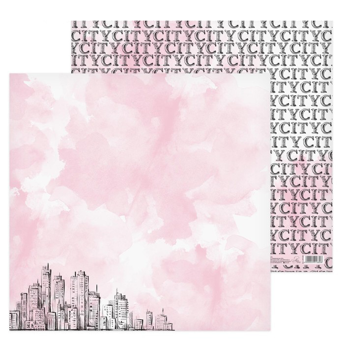 Бумага для скрапбукинга АртУзор "My City" (ART548-1)