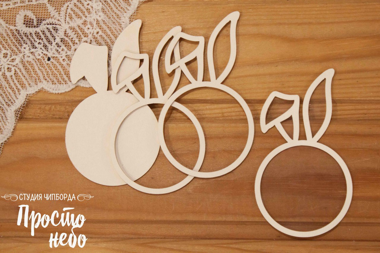 Чипборд Просто Небо. Шейкер "Зайка"