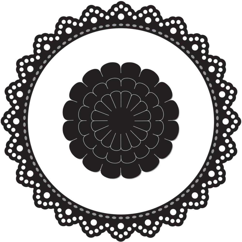 Набор ножей Marianne Designs "Кружевной круг и цветок"