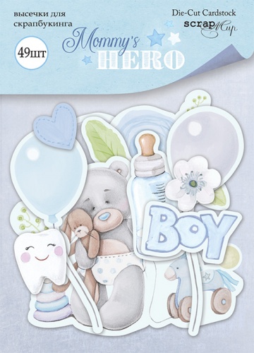 Набор картонной вырубки ScrapМир "Mommy's Hero"