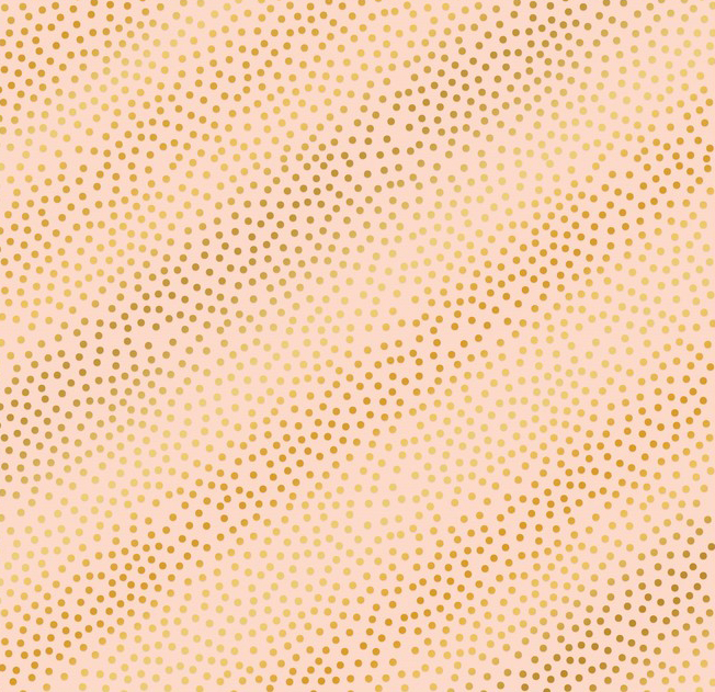 Бумага для скрапбукинга АртУзор с фольгированием "Песок" горошки на розовом (ART573)