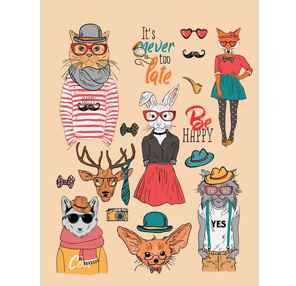 Наклейка Артузор "Be happy", 14 х 21 см