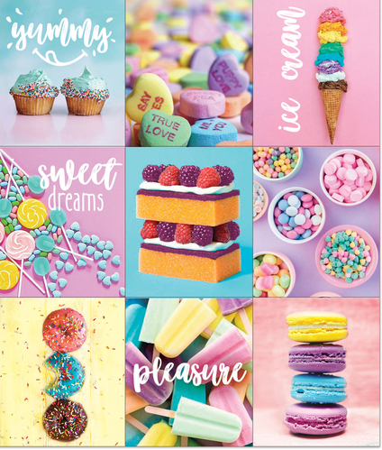 Наклейки бумажные Артузор "Sweet dreams"