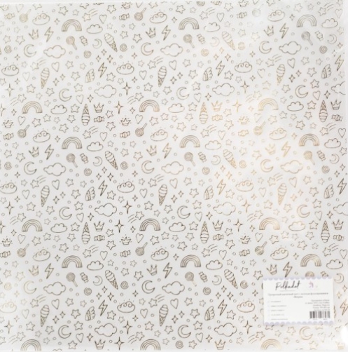 Прозрачный ацетатный лист Polkadot "Единорожки", Феерия