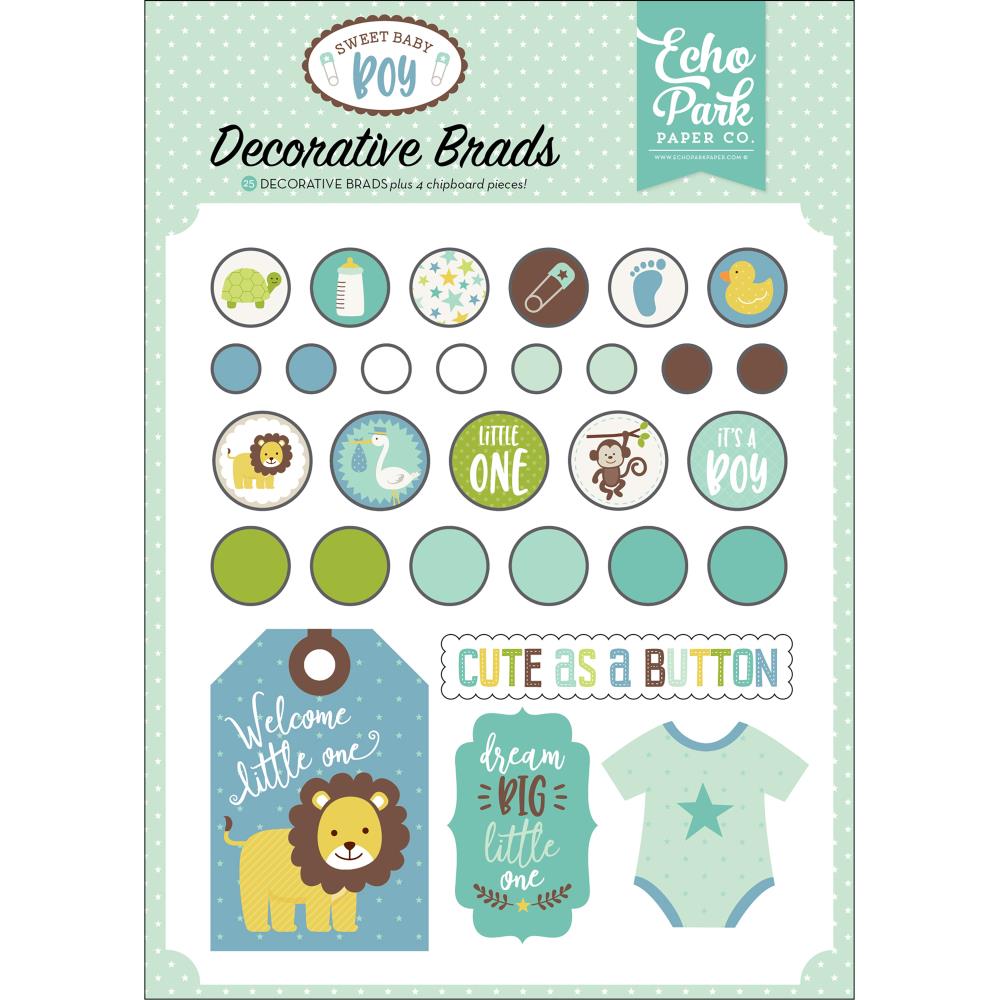 Набор брадс Echo Park "Sweet Baby Boy"