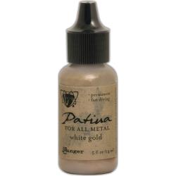 Чернила Ranger "Винтажная патина", цвет белое золото