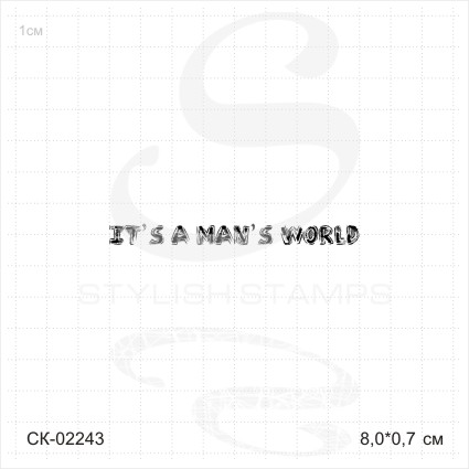 Штамп Stylish Stamps "Men's world"