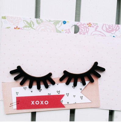 Деревянный декор WoodCraft "Реснички"