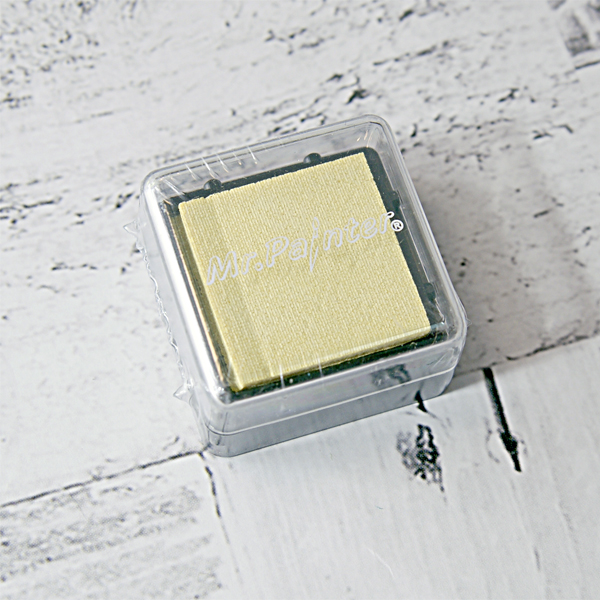 Штемпельная подушечка MrPainter, цвет светло-жёлтый