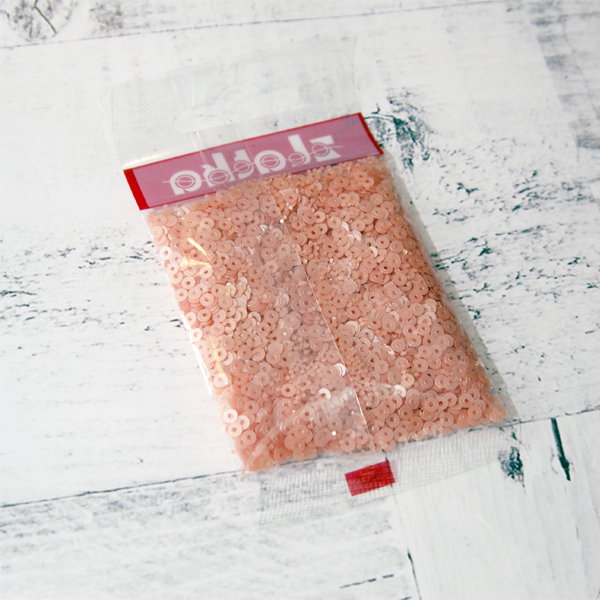 Пайетки мелкие Zlatka "Персиково-розовые" (№13)