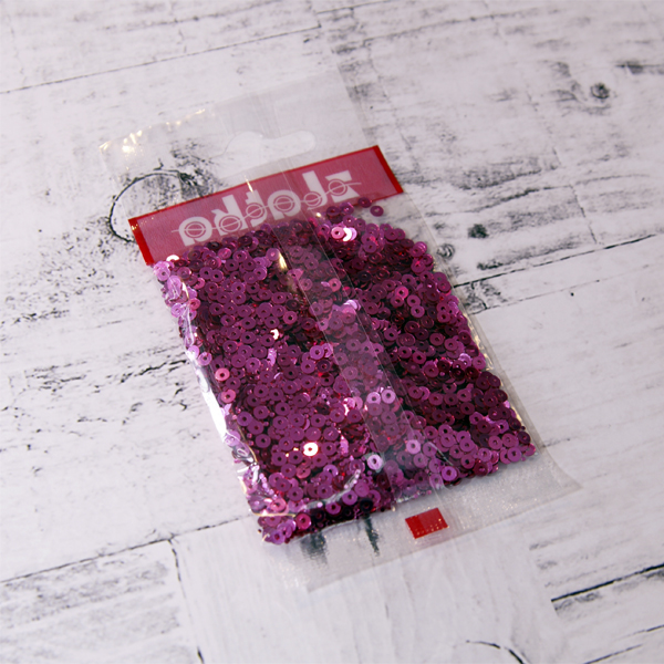 Пайетки мелкие Zlatka "Малиновый" (№85)