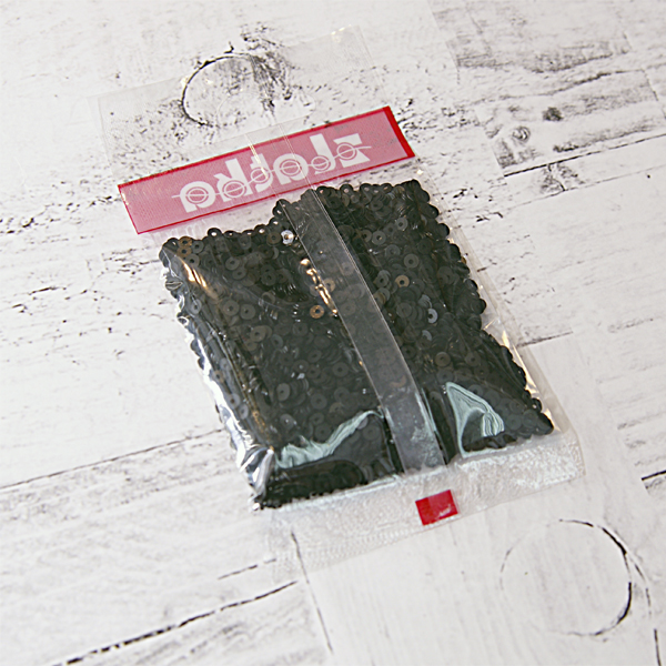 Пайетки мелкие Zlatka "Чёрный" (№04)