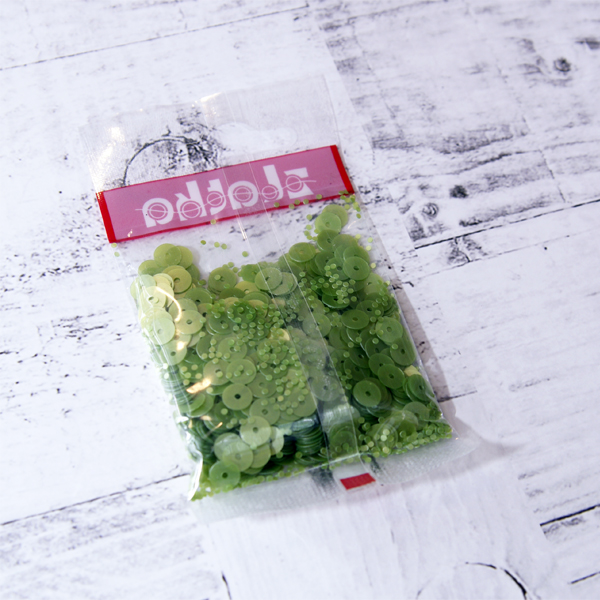 Пайетки Zlatka плоские 6 мм "Нежный зелёный"