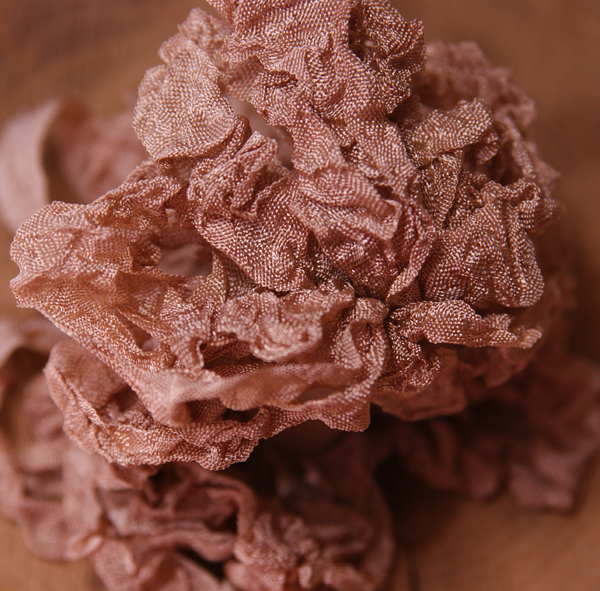 Шебби лента 5 метров, цвет бежево-коричневый