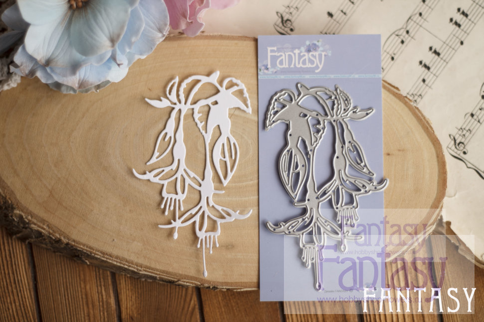 Ножи для вырубки Fantasy "Букет фуксия"