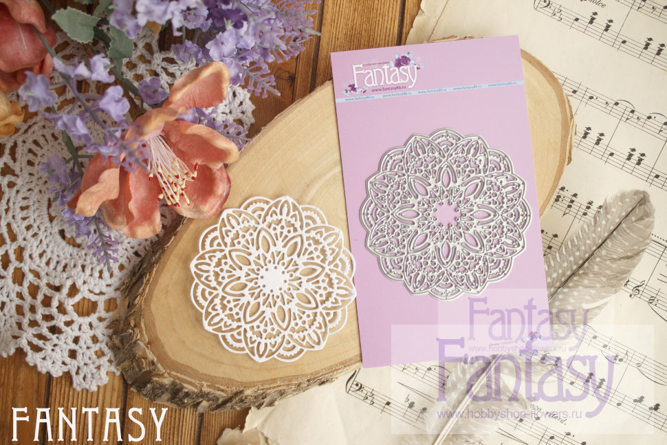 Нож для вырубки Fantasy "Ажурная салфетка 8 см"