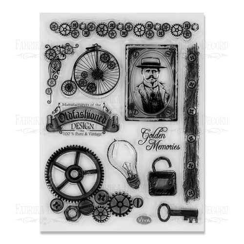 Набор штампов Фабрика Декору " Мужская тема"