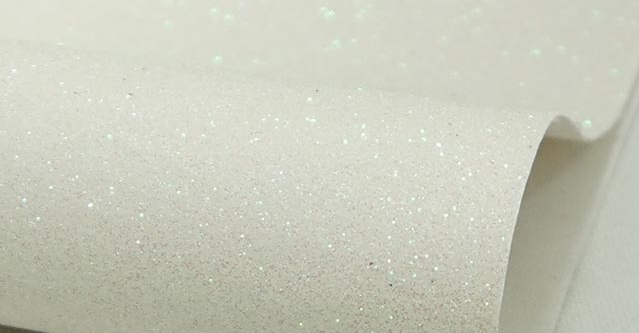 Ткань с глиттером 35 х 50 см , цвет белый