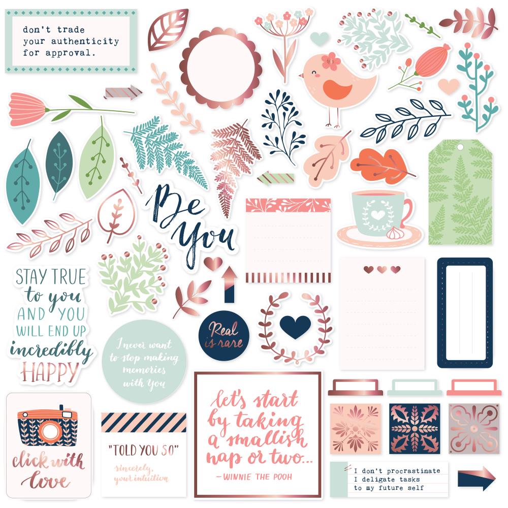 Набор картонной вырубки Pinkfresh Studio "Be You"