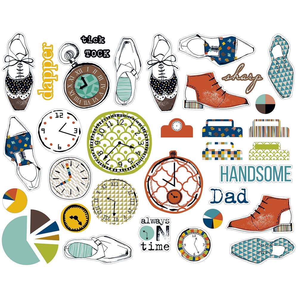 Набор картонной вырубки Bella Blvd "Dad Style"
