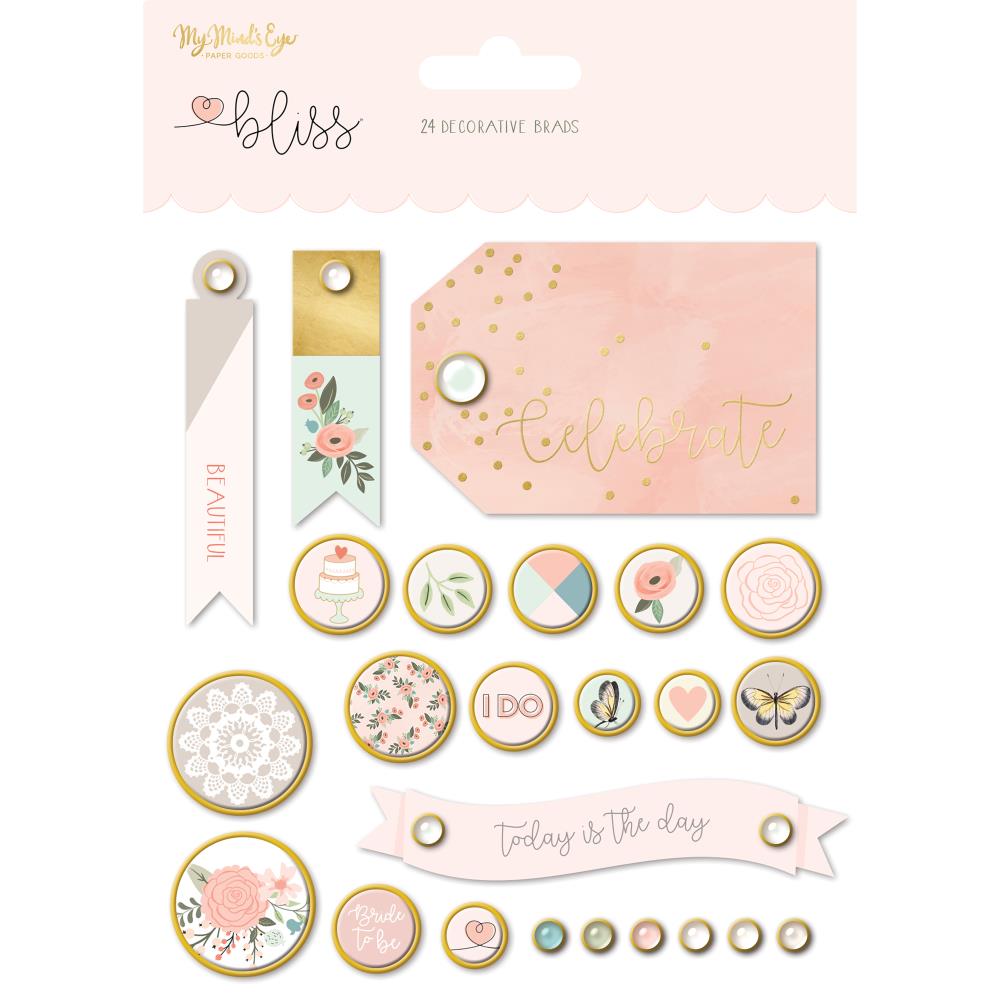 Набор брадс My Minds Eye "Bliss"