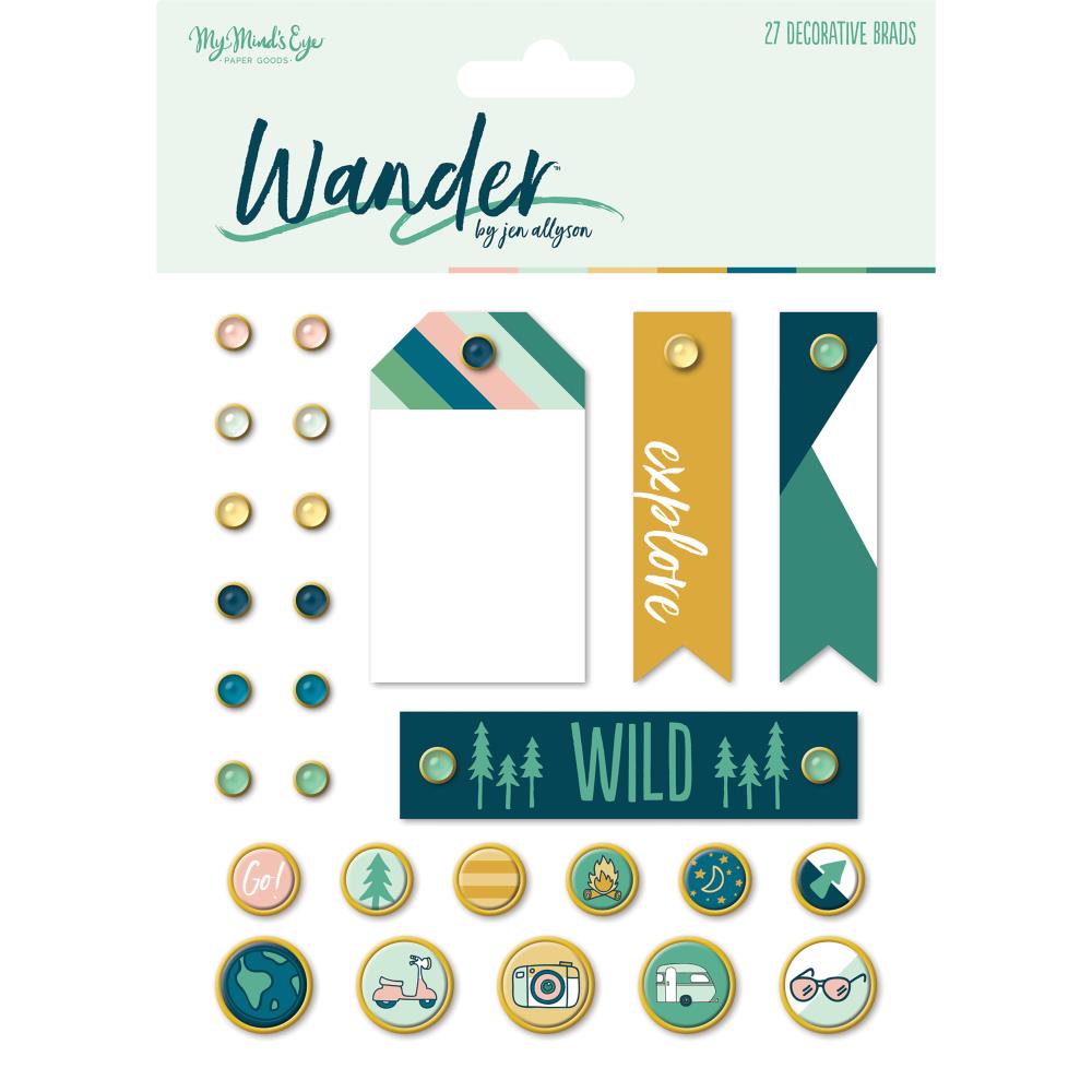 Набор брадс My Minds Eye "Wander"