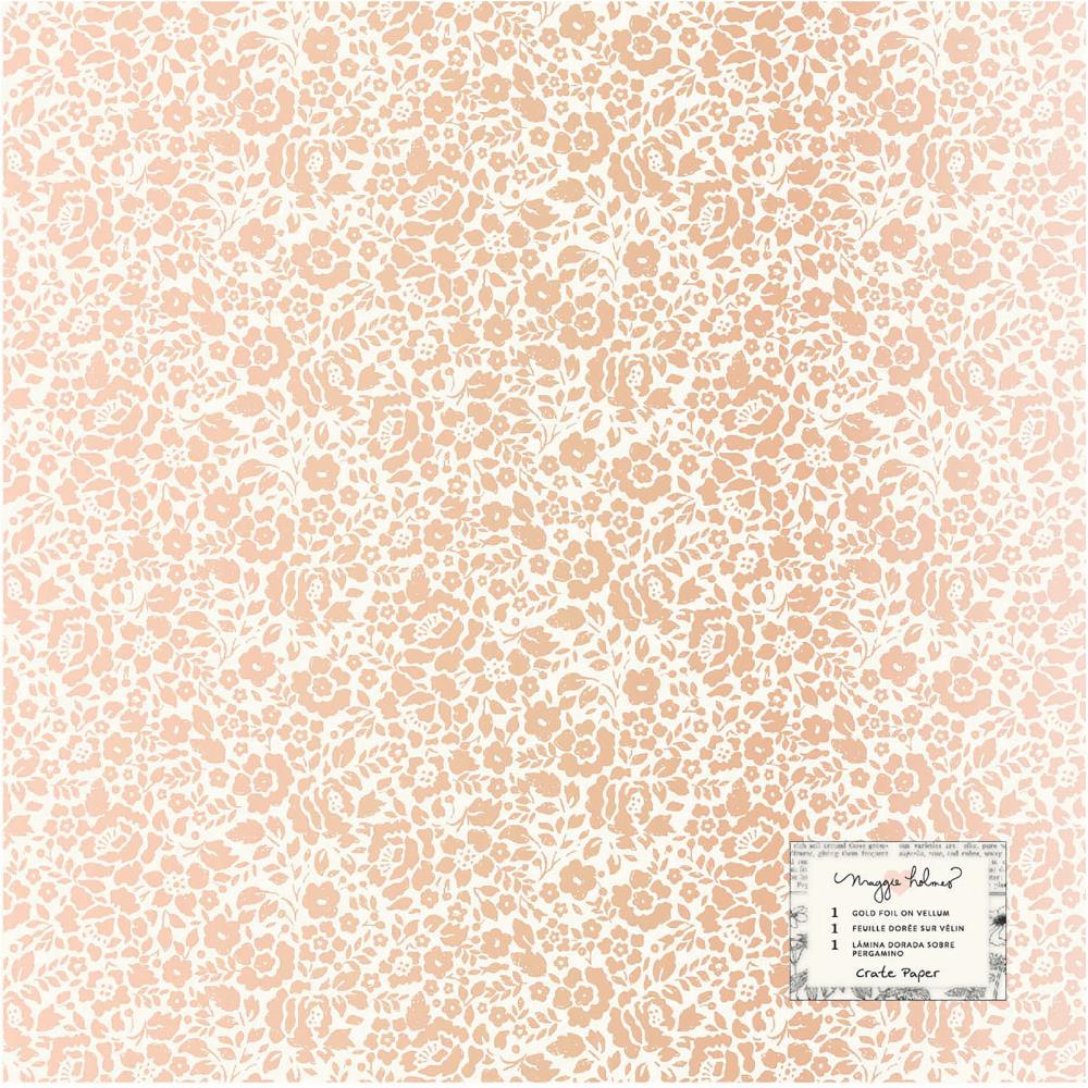 Веллум (калька) Crate Paper "Flourish", Primrose