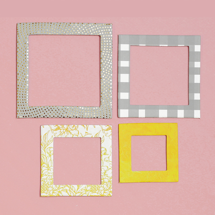 Набор рамочек Артузор с фольгированием "Яркие эмоции"