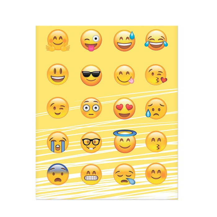Наклейки бумажные Артузор "Улыбайся", эмодзи