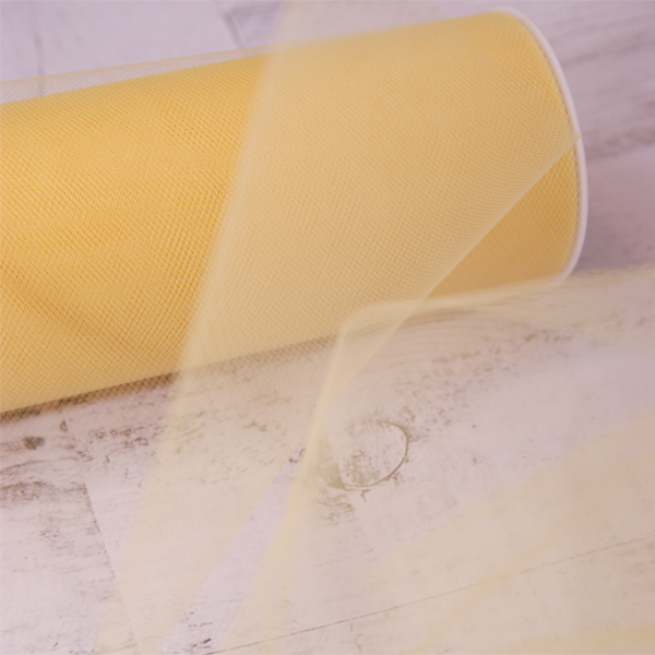 Тюль-сетка 22 см, цвет жёлтый