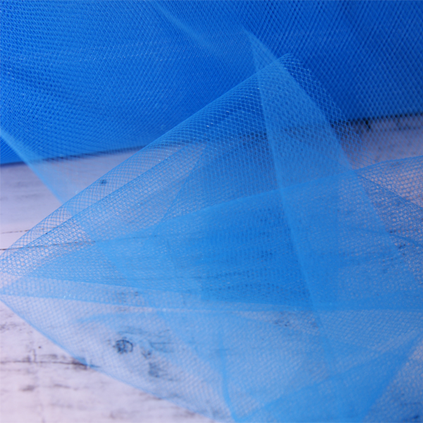 Тюль-сетка 22 см, цвет синий